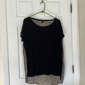 Forever 21 High Low Short Sleeve Top